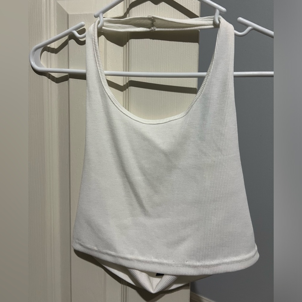 white halter top